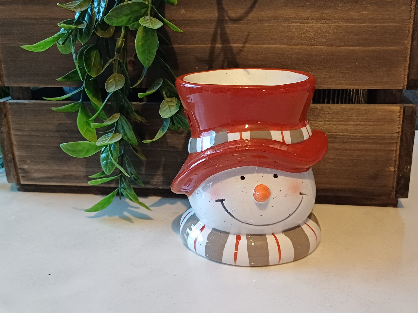 Jolly snowman burner