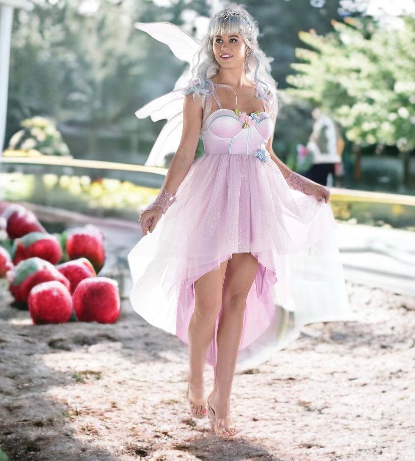 Frosted Strawberry Fairy wax melt snap bar