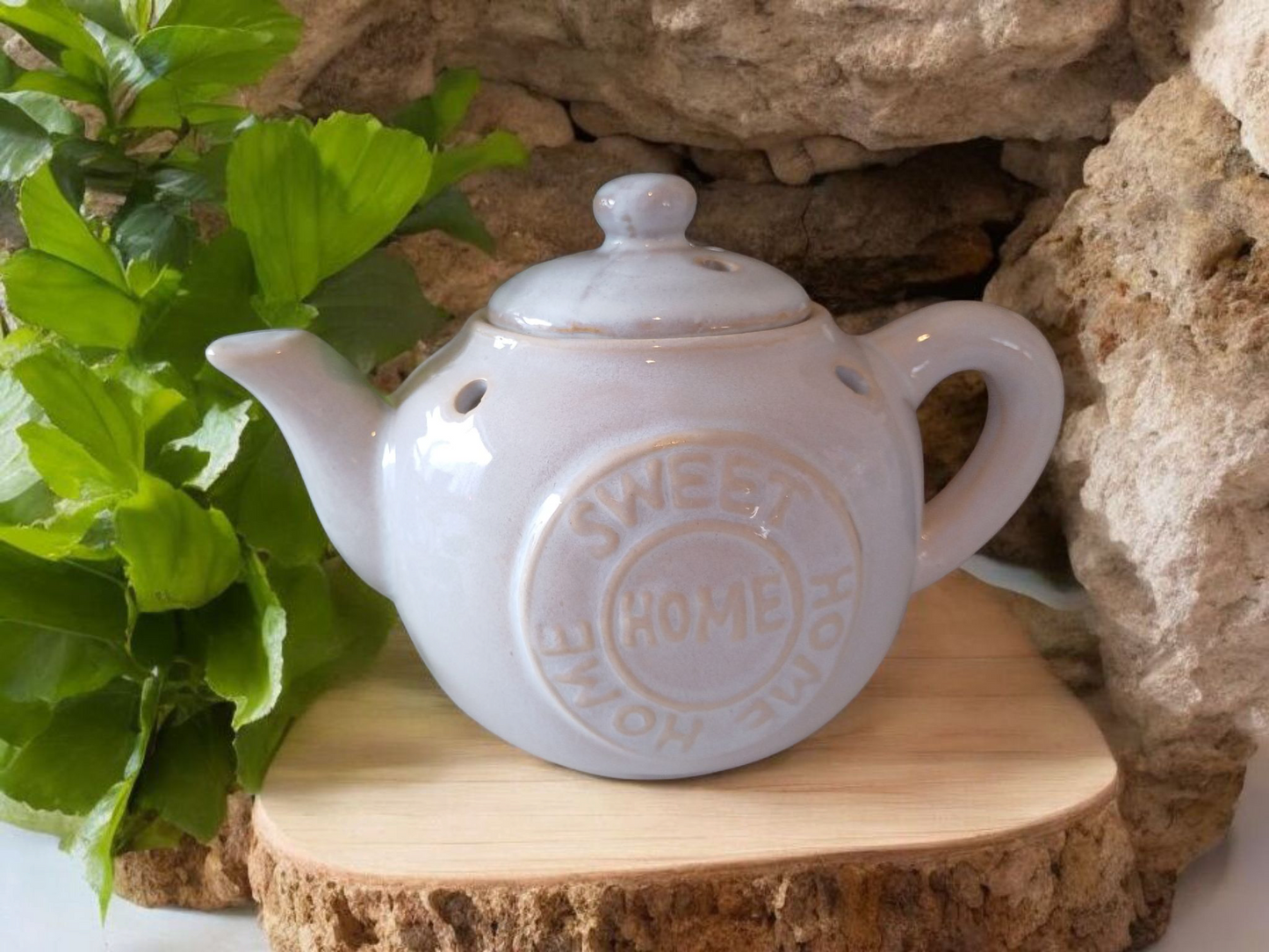 Ceramic teapot burner